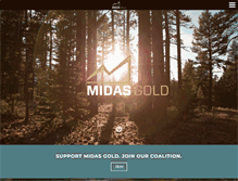 Tablet Screenshot of midasgoldidaho.com